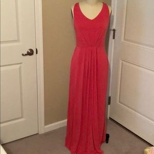 Cynthia Rowley Coral Pink Maxi Dress